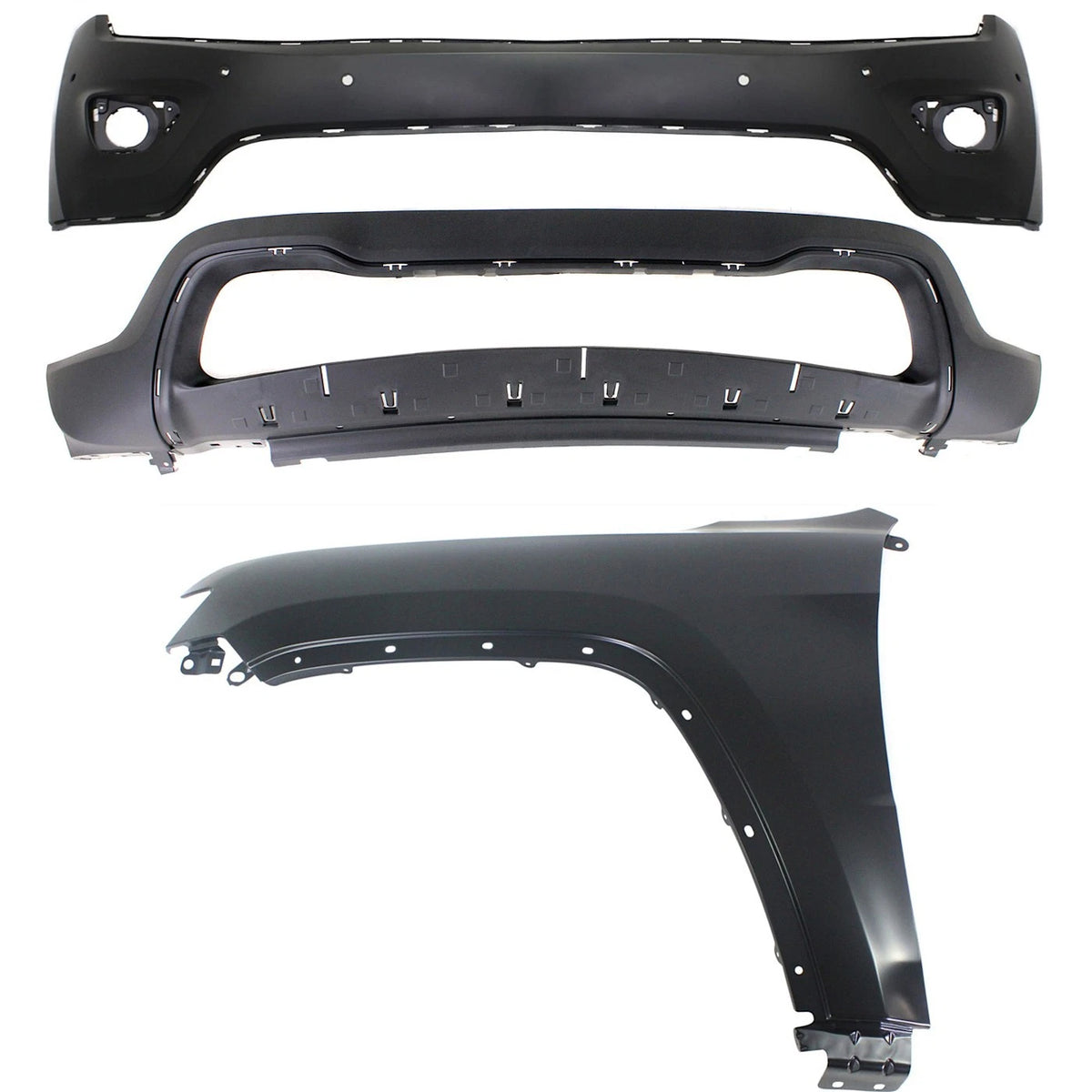 Bumper Cover Fender for Jeep Grand Cherokee (2014–2015) Front Kit
