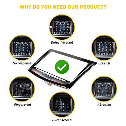 Touch Screen Display for Cadillac ATS CTS SRX XTS CUE (2013–2017) + Tool