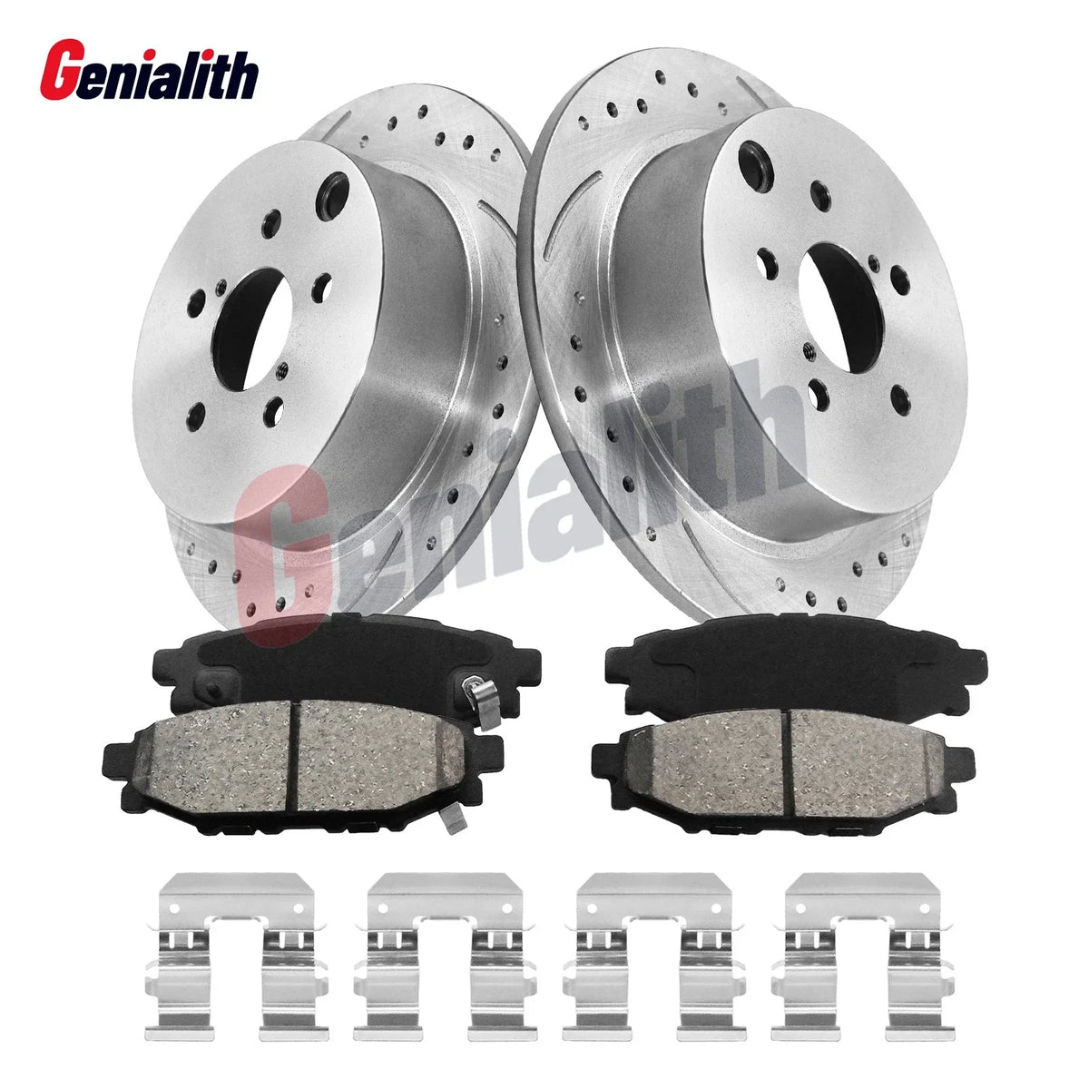 10.8" Rear Brake Pads and Disc Rotors Kit for Forester Impreza 2015-2018