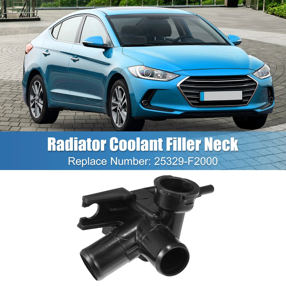 Engine Radiator Coolant Filler Neck for Hyundai Elantra, Kia (2011–2016)