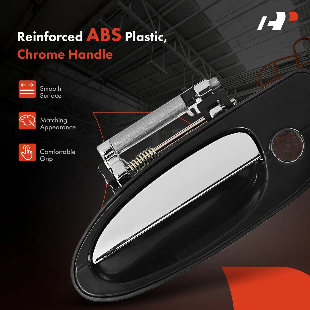 Chrome Door Handle with Keyhole for Maxima