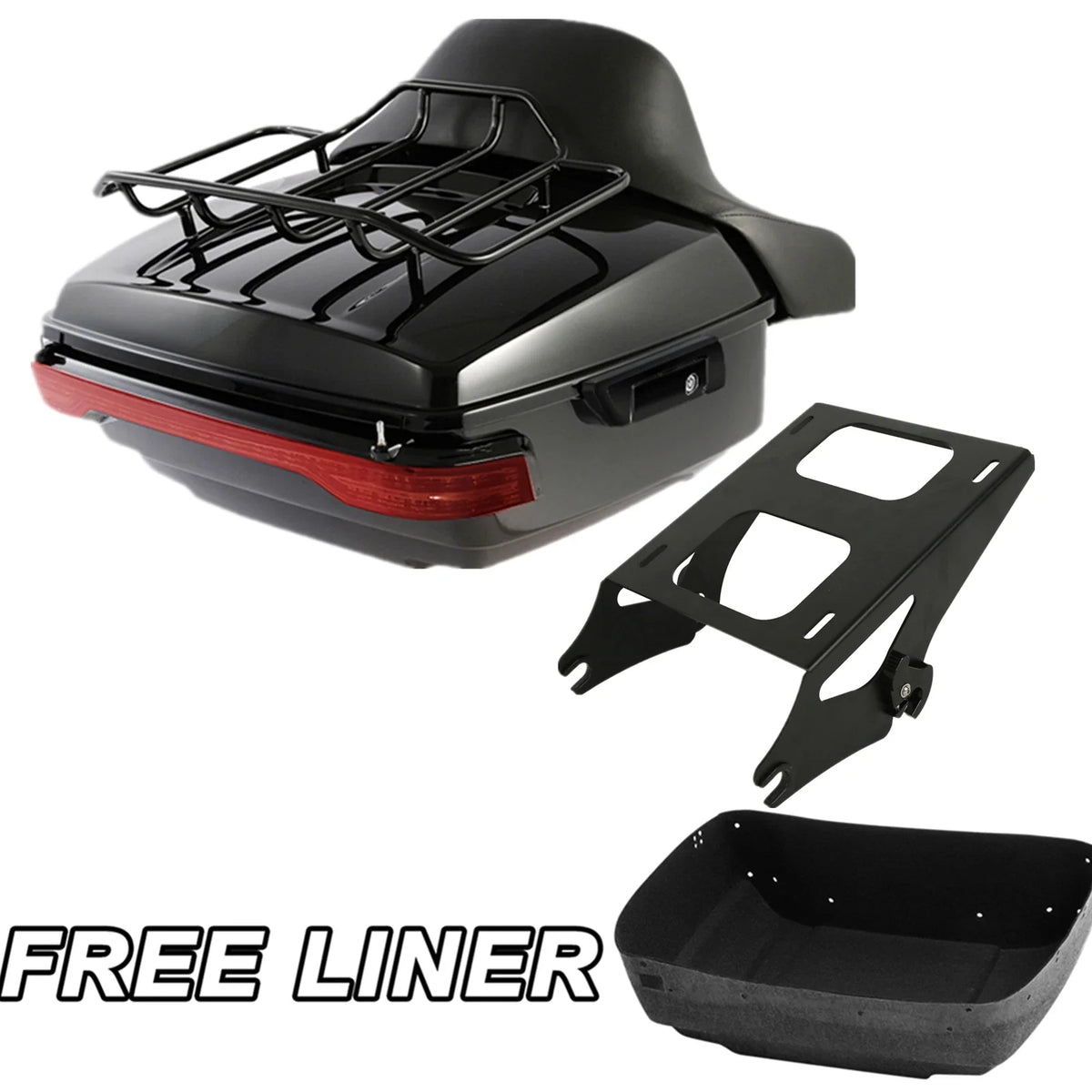 Tail Light Backrest for Trunk Mount - Harley Road King Touring 2014-2026