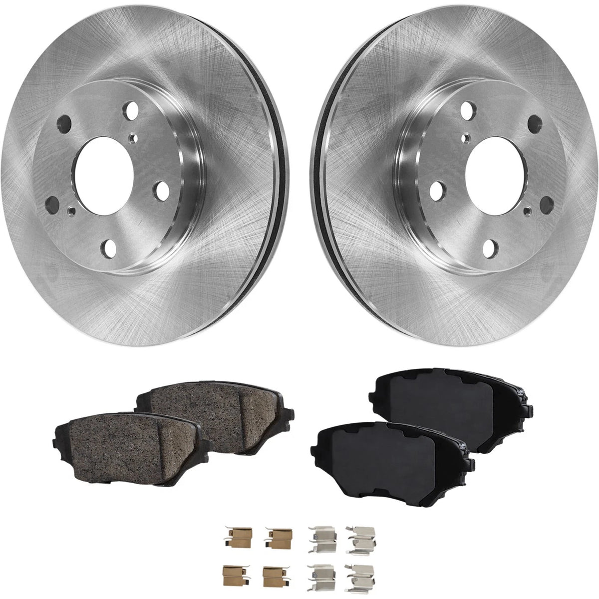 Front Brake Disc Rotors and Pads Kit for Toyota RAV4 (2001–2005)