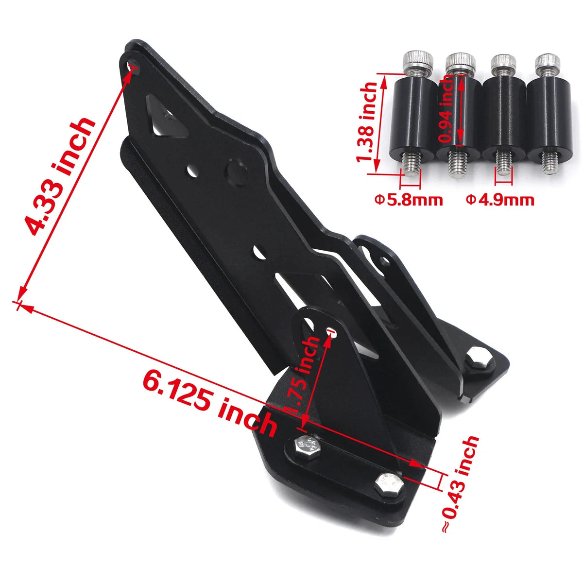 Spot Light Bracket Set for BMW R1200GS LC (2013–2018) ADV (2014–2018)
