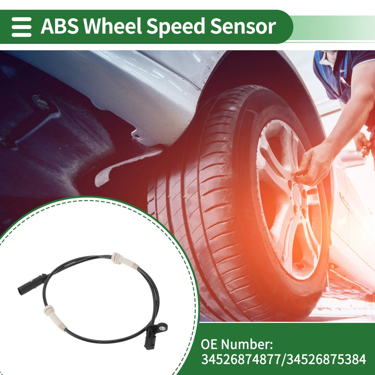 ABS Wheel Speed Sensor No. 34526874877 for BMW 7 Series (2017)