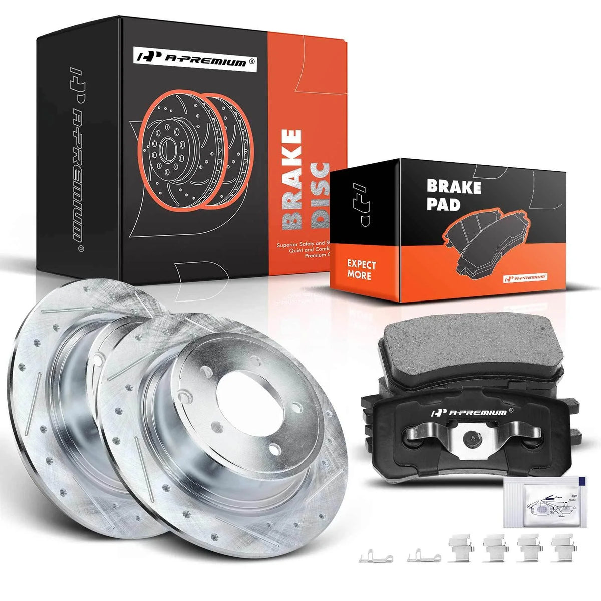 Rear Disc Brake Rotor & Ceramic Pad for Mitsubishi Outlander (2008–2012)