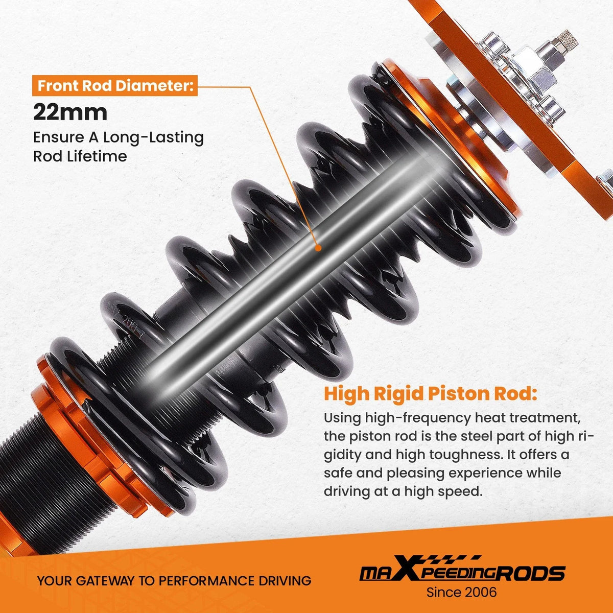 Coilovers Springs Kit with 24 Way Dampers for 2005-2010 Chevrolet Cobalt