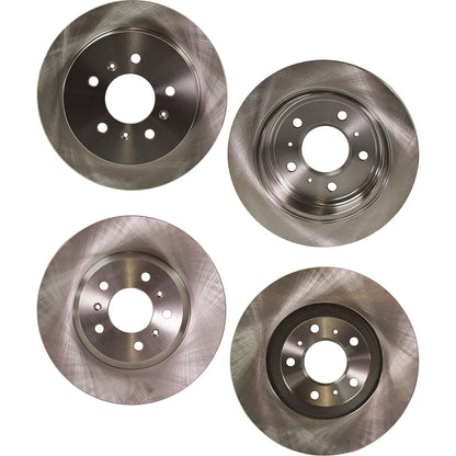 Front & Rear Disc Brake Rotors for Chevy Impala Monte Carlo (2006–2010)