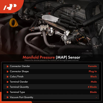 2017-2019 Honda Civic 2.0L Turbo Manifold Pressure Sensor