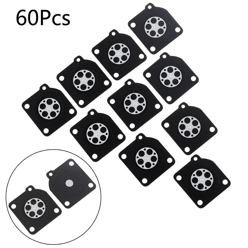 60Pcs Carburetor Metering Diaphragm for ZAMA C1U Chainsaw Parts