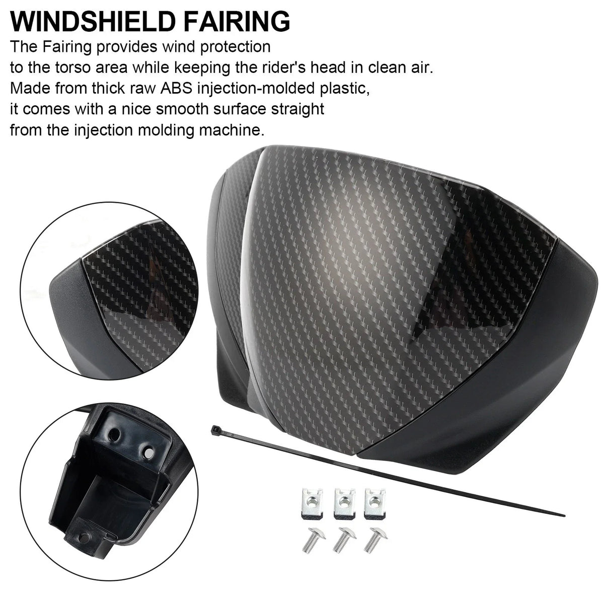 Windshield Fairing Deflector for Trident 660 (2021–2026)