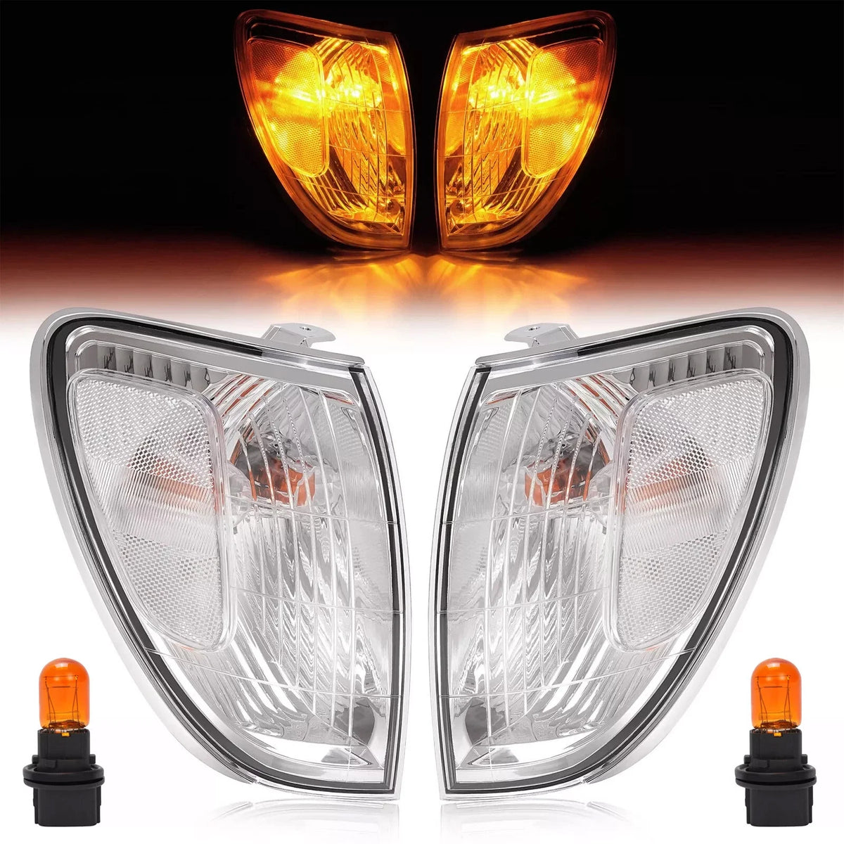 Pair of Front Corner Lights for Toyota Land Cruiser (1998–2004) 81520-60350