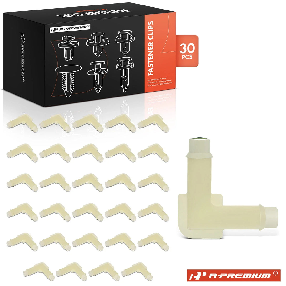 30Pcs Nylon Elbow Connector Clips for Ford