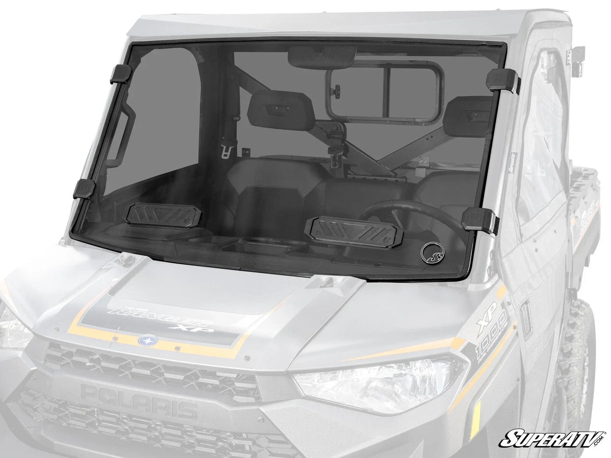 Scratch Resistant Vented Dark Tint Windshield for Polaris Ranger XP900 (2013–2019)