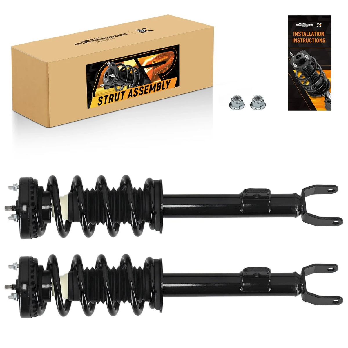 2X Front Struts with Coil Springs for Dodge Charger (2011–2022)