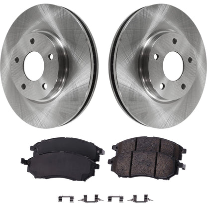 Front Brake Disc Rotors and Pads Kit for Infiniti Q45 M45 (2003–2004)