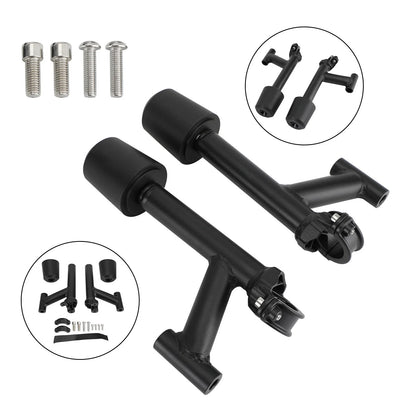 Crash Sliders - Black T5 Aluminum Protectors for RC390 (2022-2024)