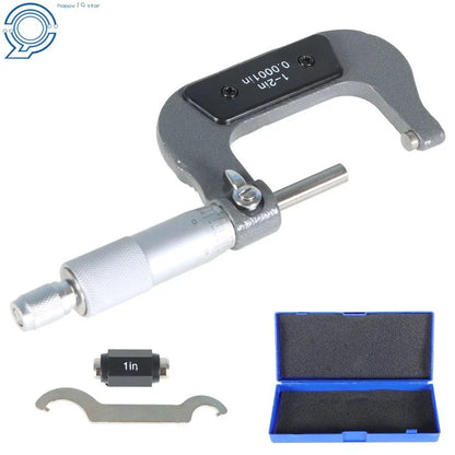 Precision Measuring Tool - Outside Micrometer 1-2 Inch with Carbide Tip