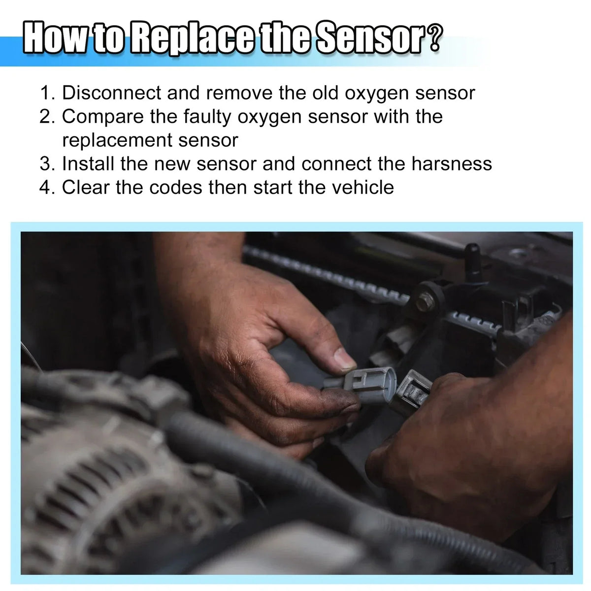 Oxygen Sensor for Dodge Ram 3500 & Dodge Caliber (2001-2005, 2011-2012)