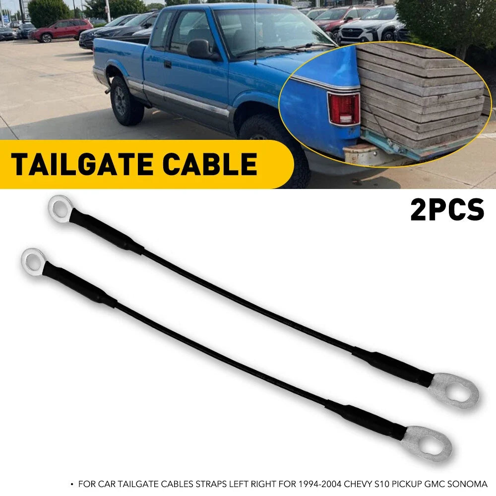 Tailgate Cable Set Pair for Chevy S10 GMC S15 Sonoma (1994–2004)