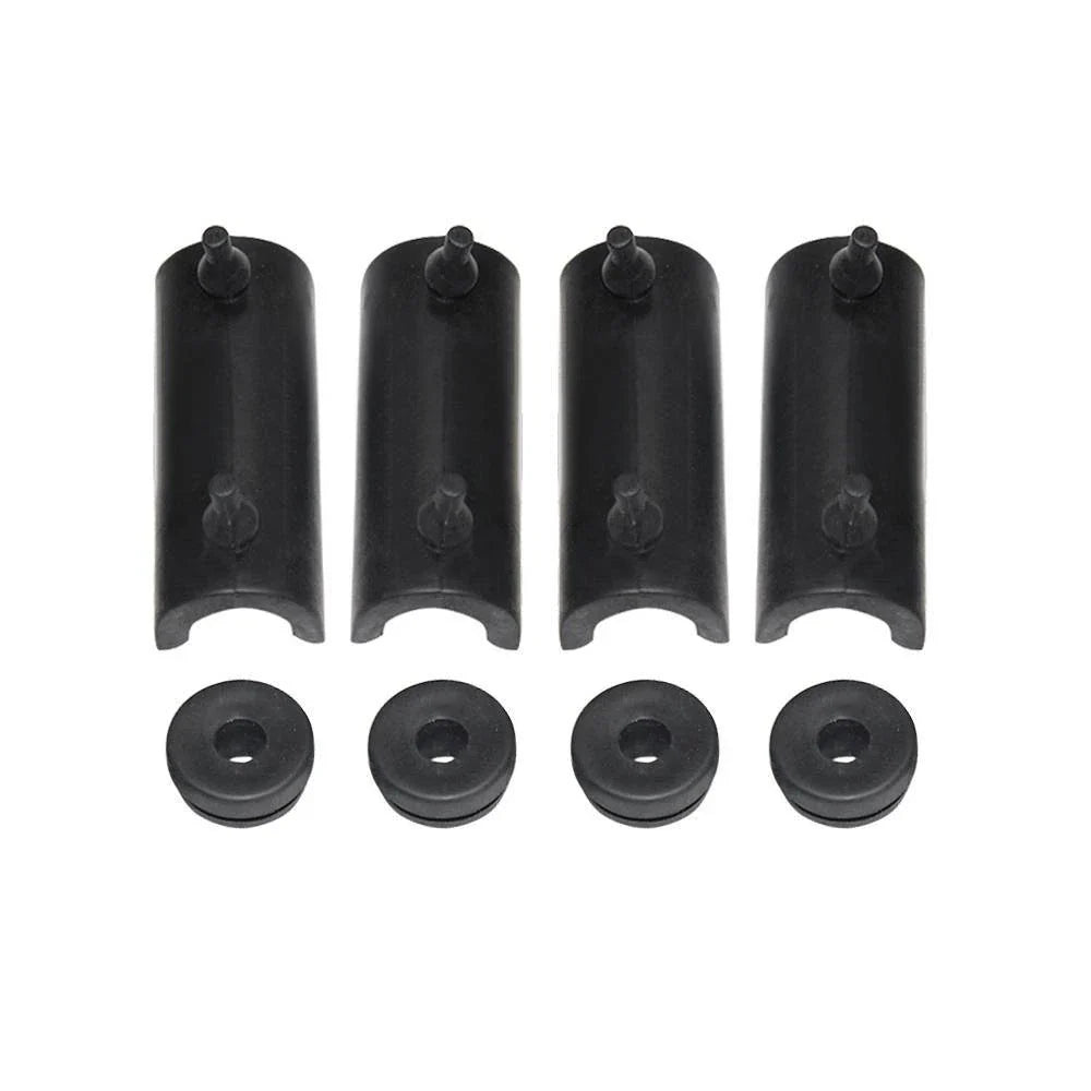 Set of 4 Rubber Grommet Support Cushions for Harley Touring (2014–2020)