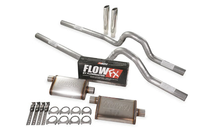 Dual Exhaust System 2.5" Flowmaster Flow FX for 1973-1980 GM C/K 10 1/2 Ton
