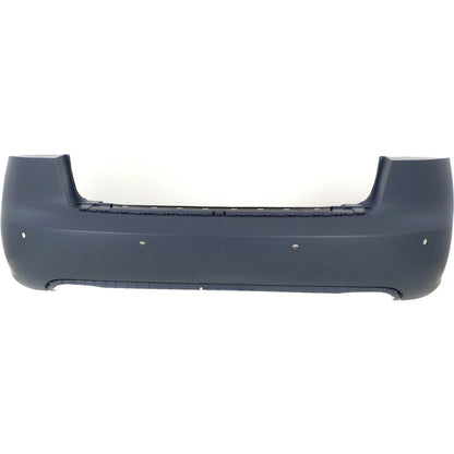 Rear Bumper Cover for Audi A4 Quattro Sedan (2005–2008) w/Park Sensor Holes