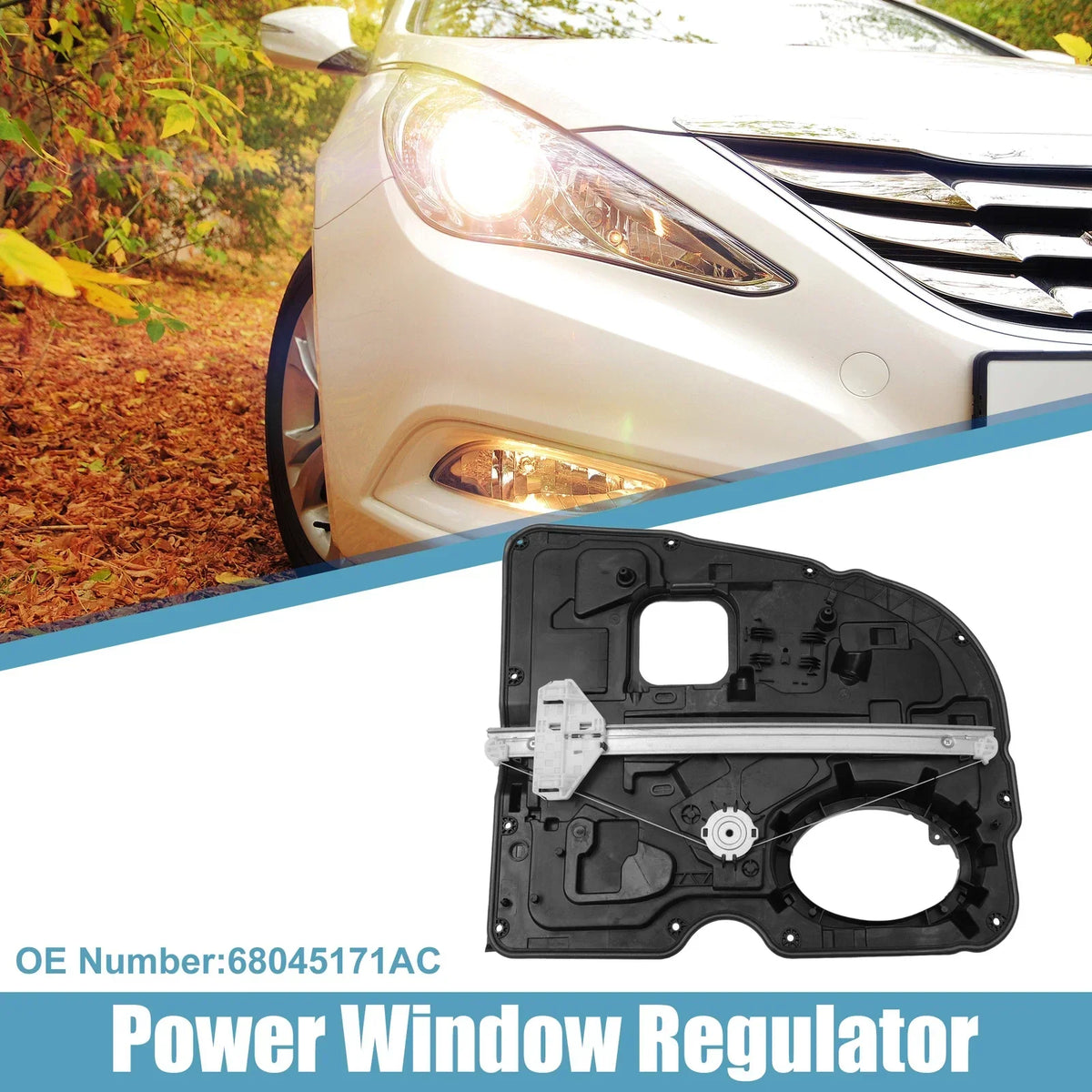 Power Window Regulator Rear Left for 2002-2023 Dodge Ram 1500