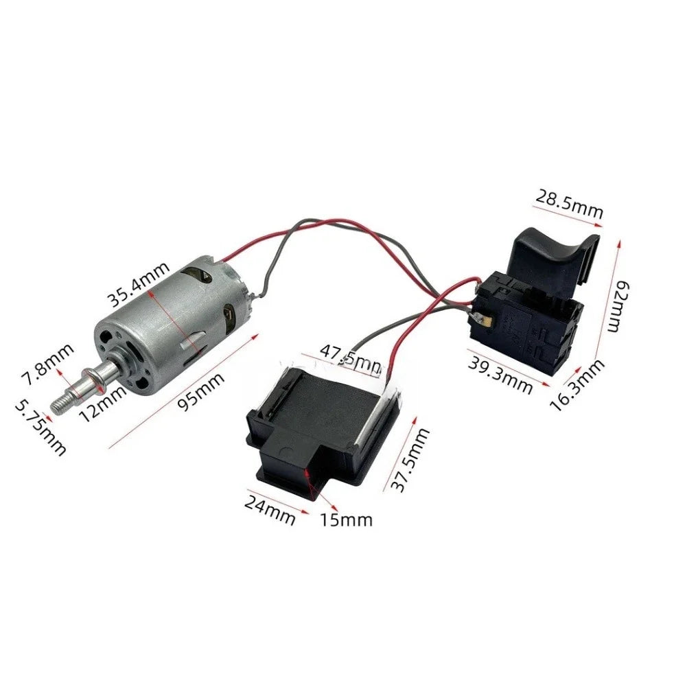 Variable Rate Motor Switch Assembly for Professional Power Tools (21V)
