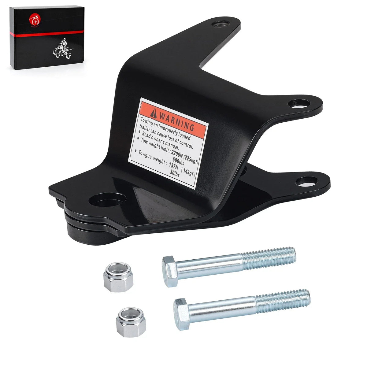 Trailer Hitch w/ Bolt for Honda Recon 250 TRX250 TM/TE (1997–2024) 50810-HM8-650