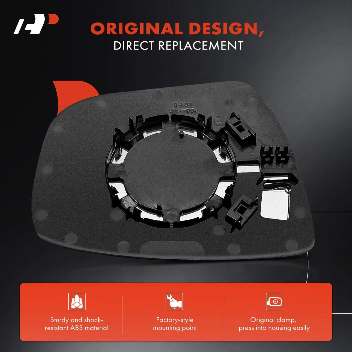 Manual Mirror Glass Set for Nissan Rogue (2014–2019)