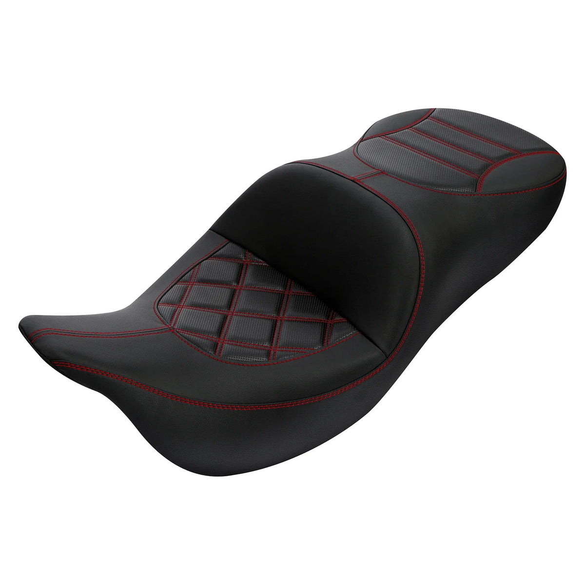 Driver & Passenger Black Seat for Harley Street Glide / Road King 2009-2023