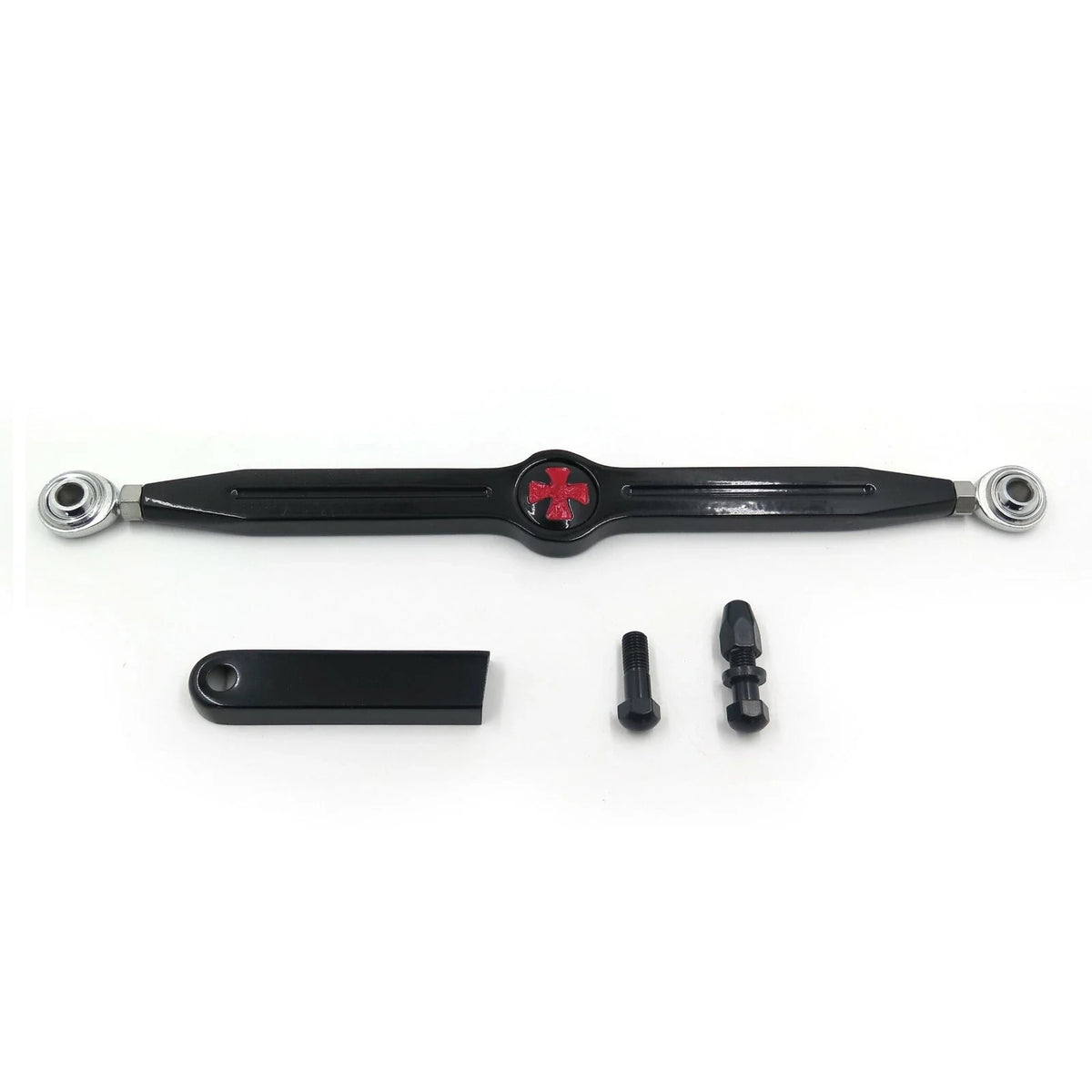 Maltese Cross Black Gear Shift Linkage for Harley Fatboy 2000-2023