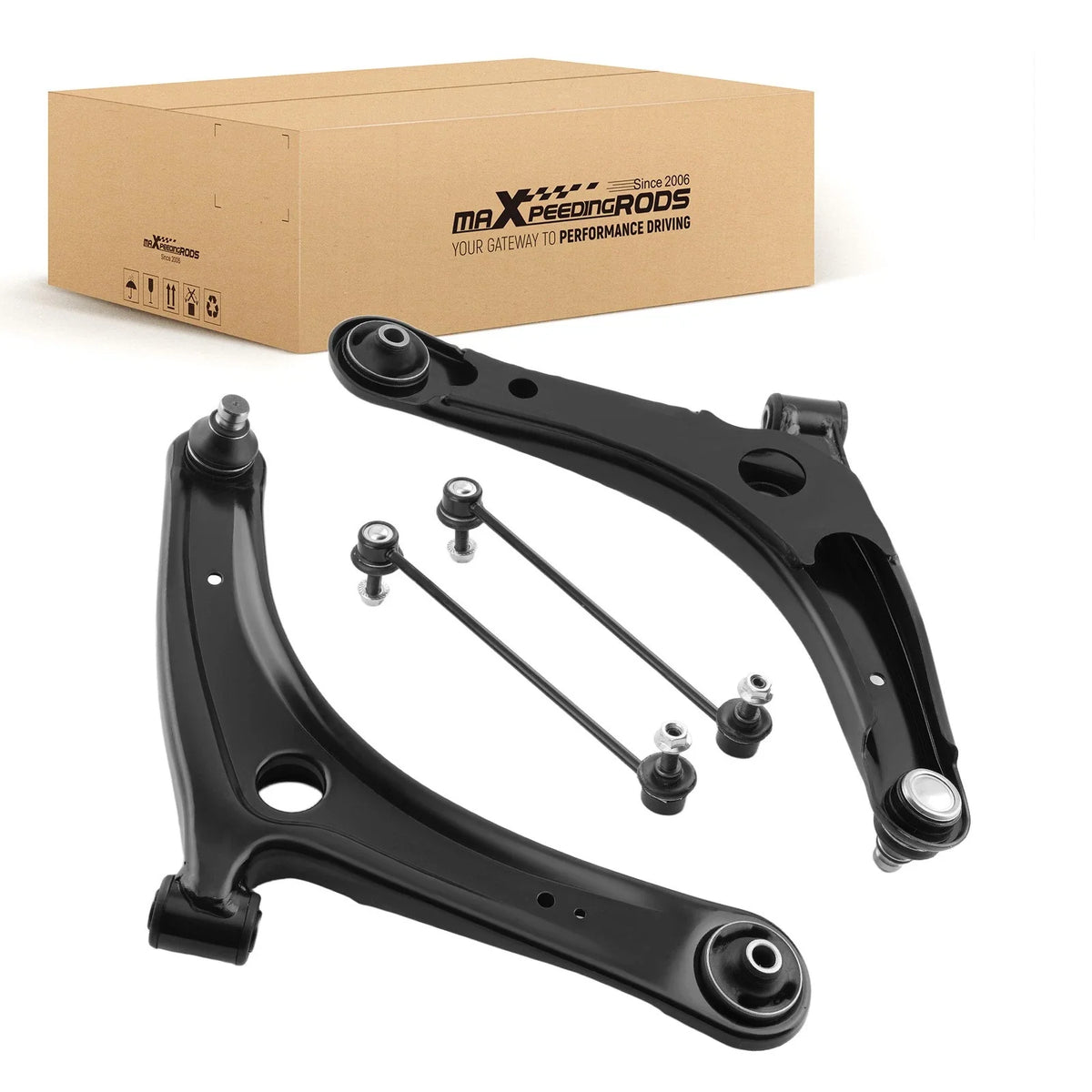 4X Front Control Arm Kit for Mitsubishi Lancer DE GTS 2008-2016