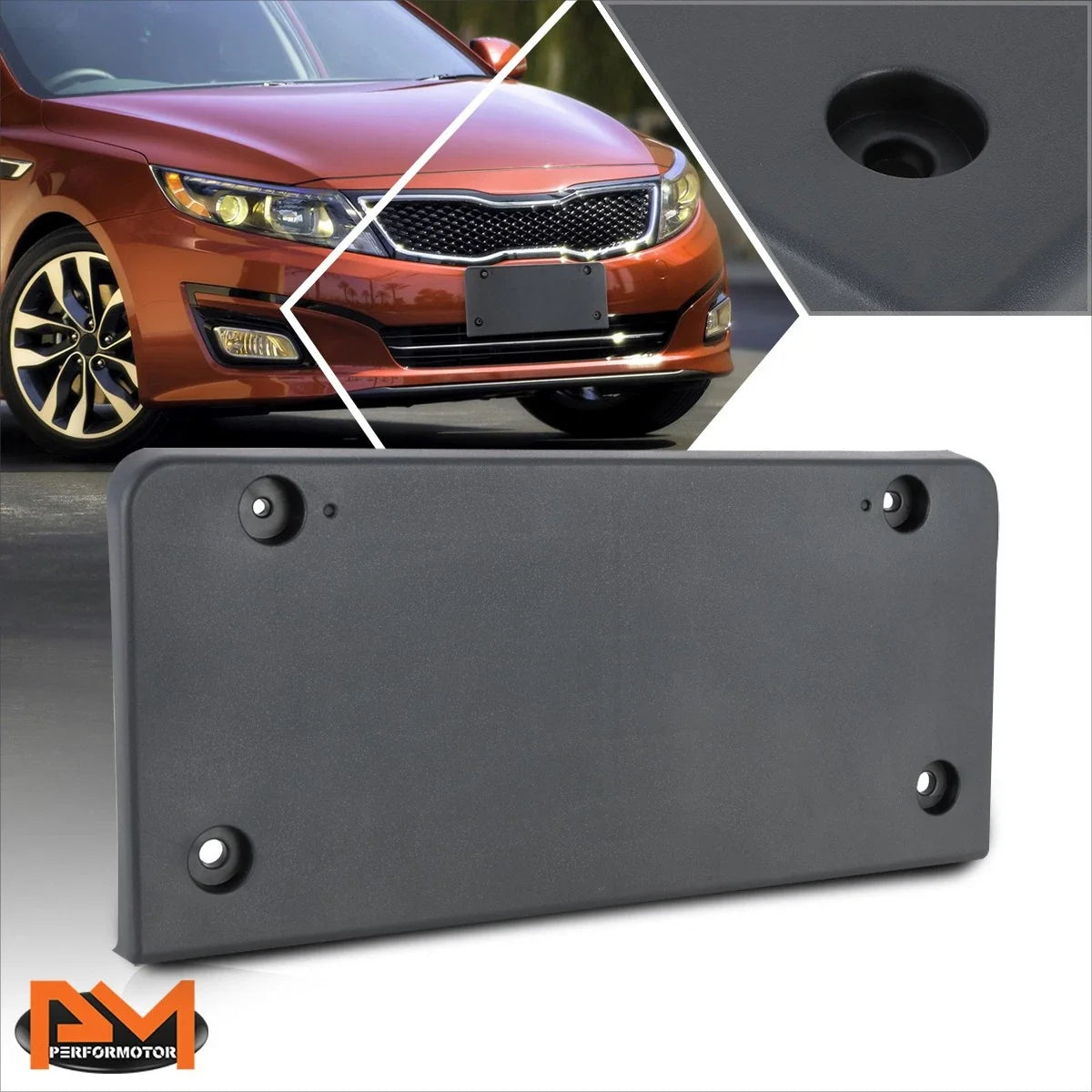 Tow Hook Mounting Bracket for License Plate - Kia Optima 2014-2015