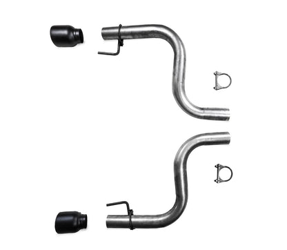 2.5" Black Tips Axle-Back Muffler Delete for Camaro (2016–2024)