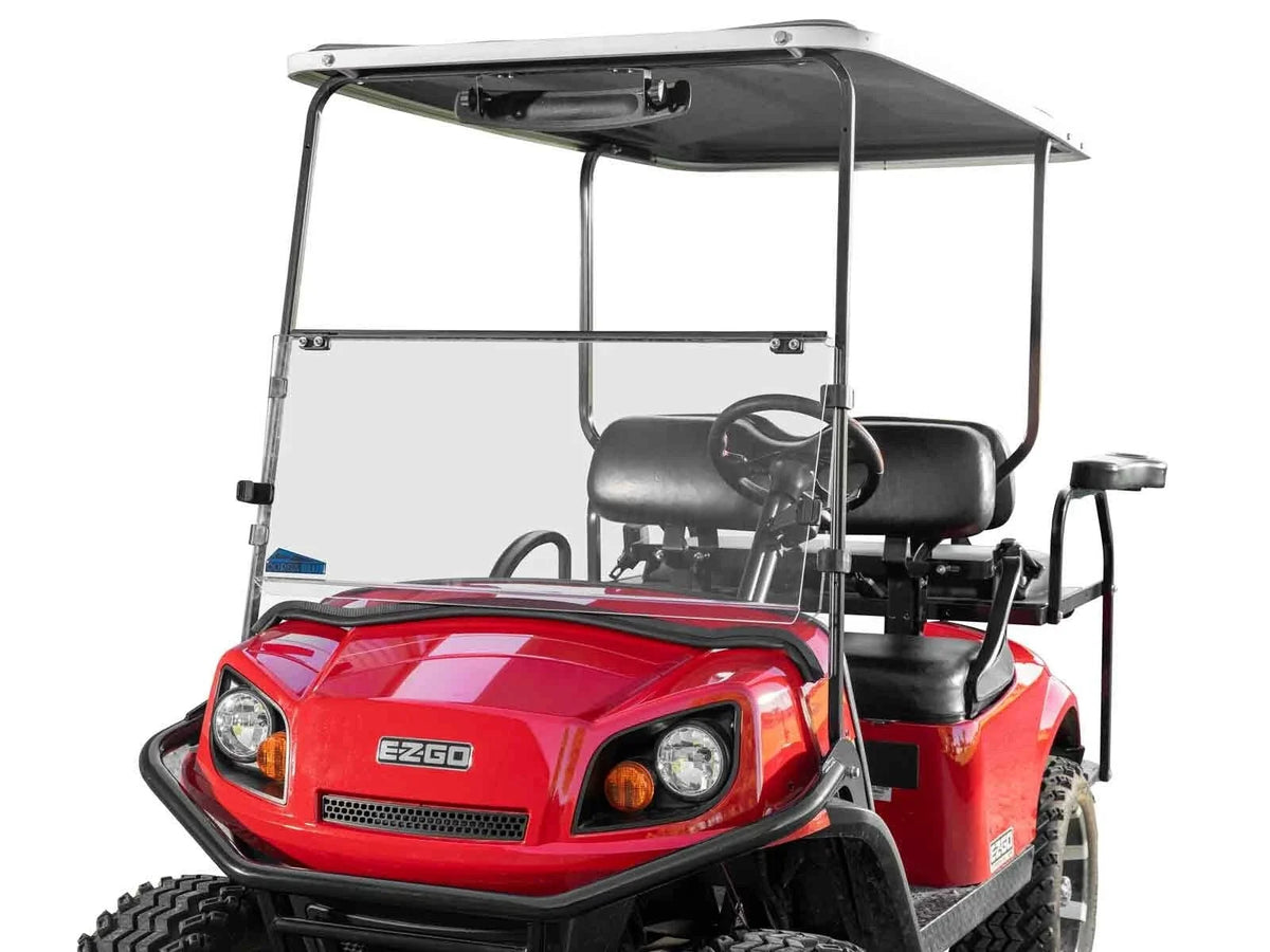 Flip Down Windshield for E-Z-Go Express (Scratch Resistant)