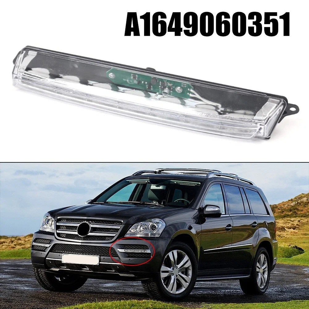 Left Side LED Fog Lamp with DRL for Mercedes X166 X164 (2013–2020)