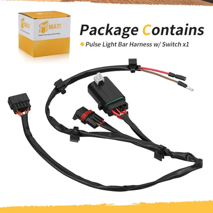 2883949 Pulse Light Bar Harness & Relay for Polaris RZR PRO XP XP4 2020-2023