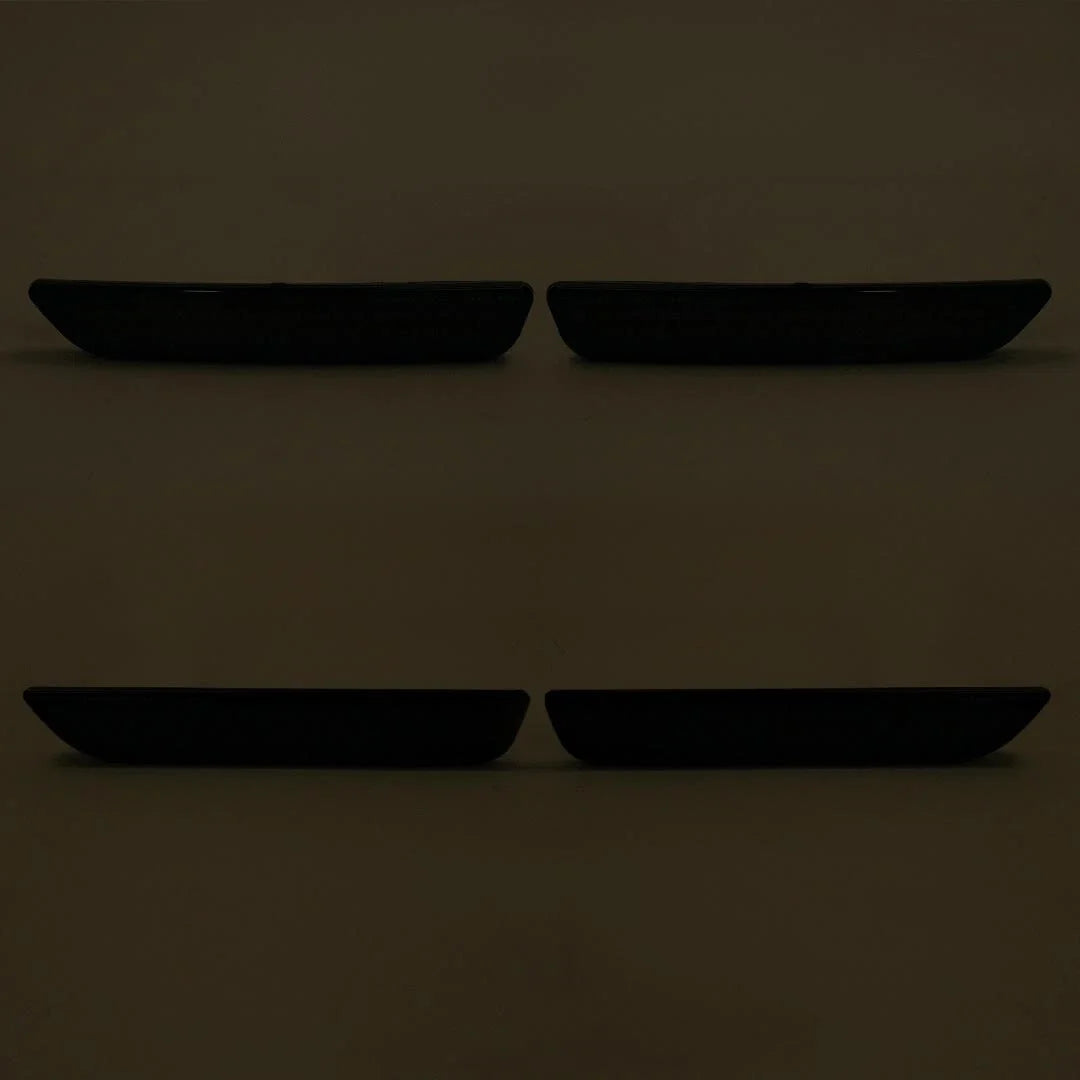 Set of 4 LED Side Marker Lights for Ford Mustang (2010–2014) Smoke