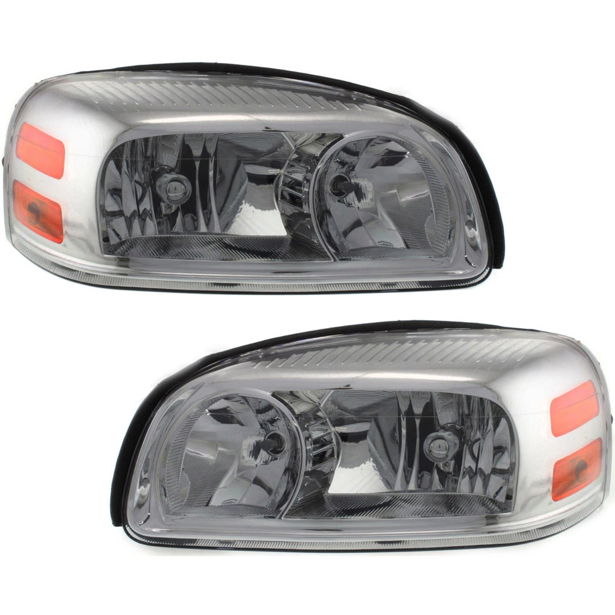 Headlight Set for Chevrolet Uplander (2005–2009) Left & Right Side w/ Bulb