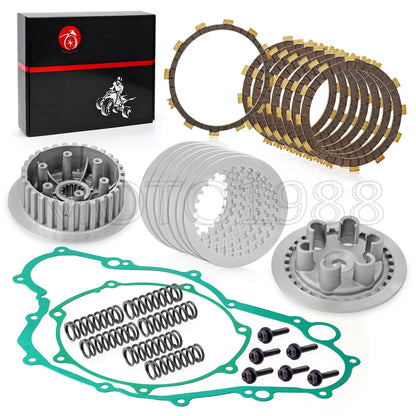 Center Hub & Pressure Plate Clutch Kit for Yamaha YFZ450 2006-2009, 2012-2013