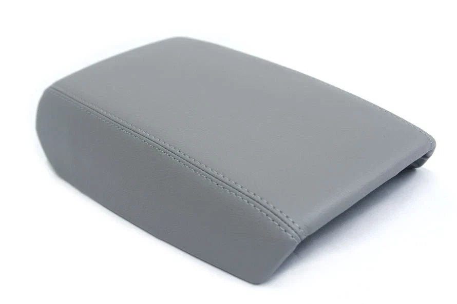 Leather Synthetic Center Console Armrest Cover for Audi A6 (2012–2018) Gray
