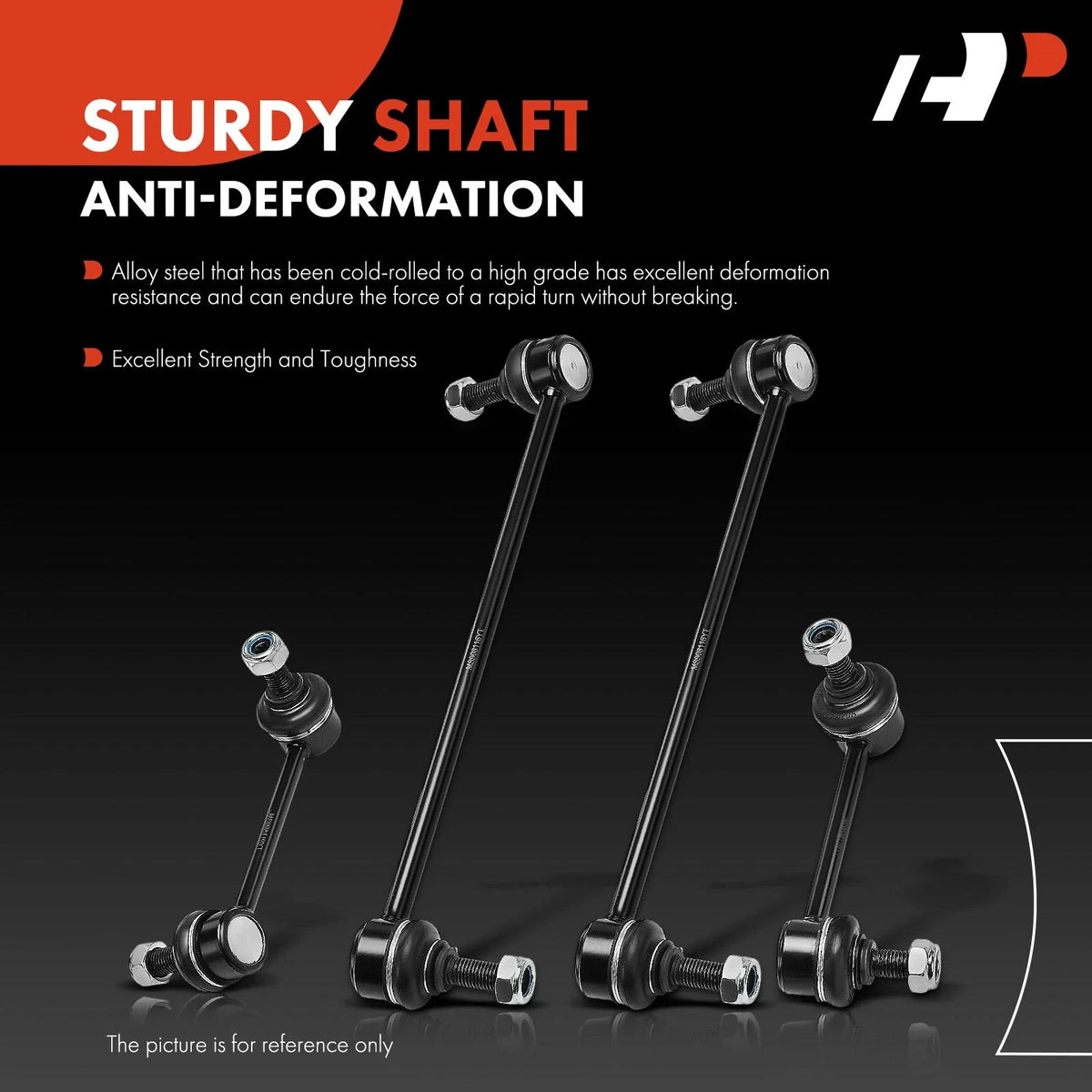 4-Piece Sway Bar Link Set with Ball Joint for Kia Stinger (2018-2023)