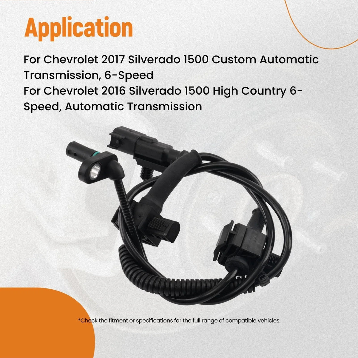 ABS Speed Sensor for GMC Sierra 1500 (2014-2018) ALS2635
