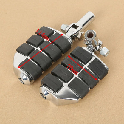 Passenger Support Mounts for Harley Softail Foot Pegs (2000-2006)