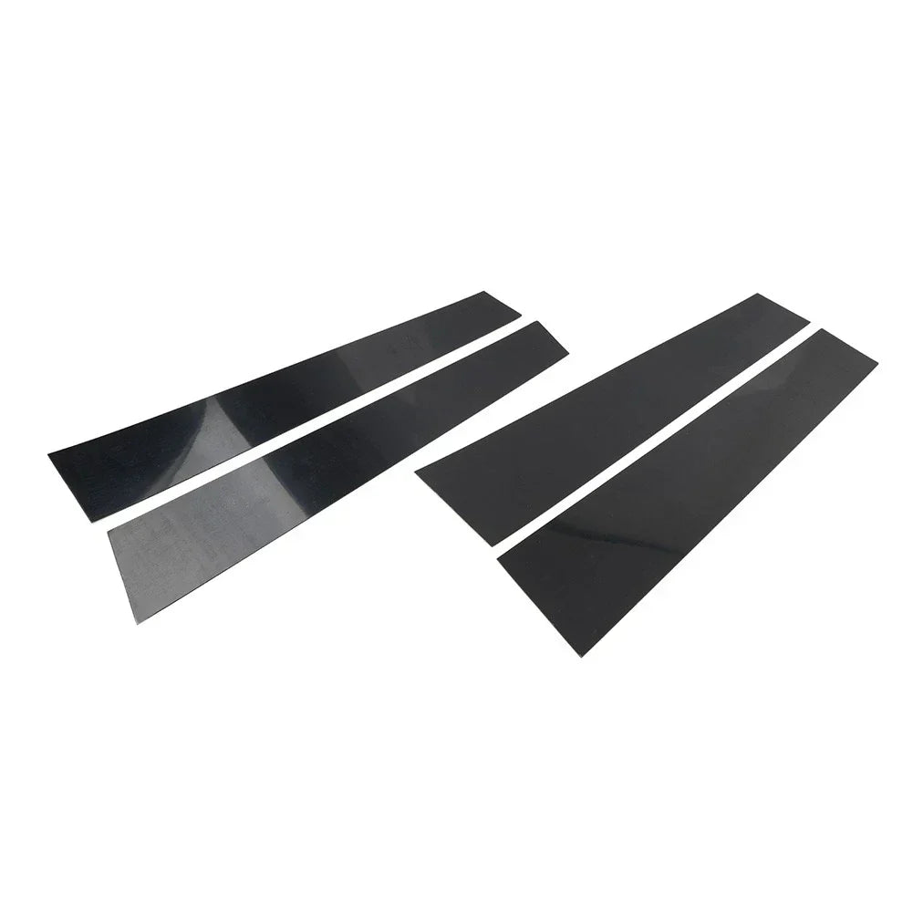 Door Window Trim Covers Pillar Post Set in Gloss Black for 2019-2024 Ram 1500