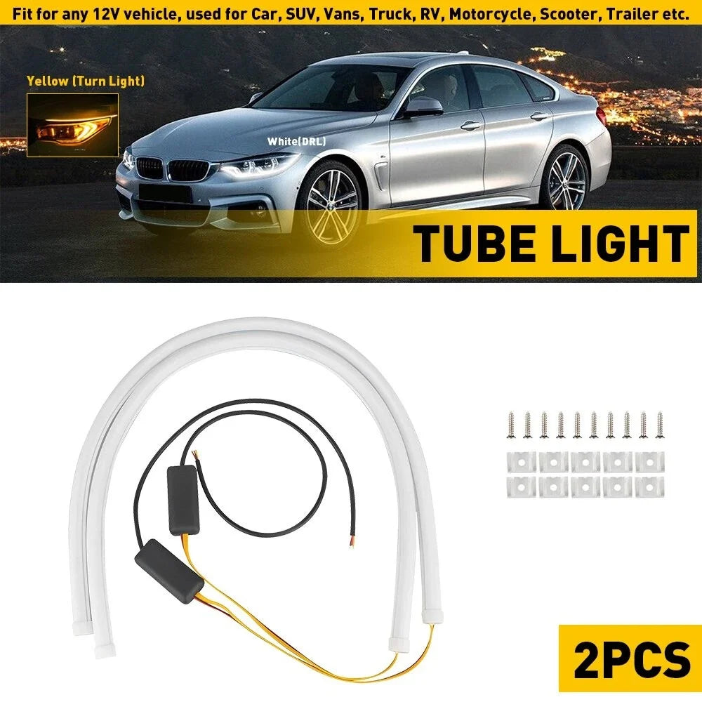 60cm LED Switchback DRL Tube Light Strip for EXV