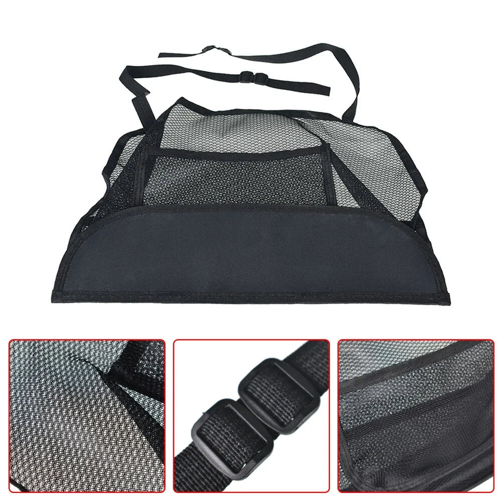 Seat Side Storage Mesh Net Bag Universal Car Net Pocket Organizer