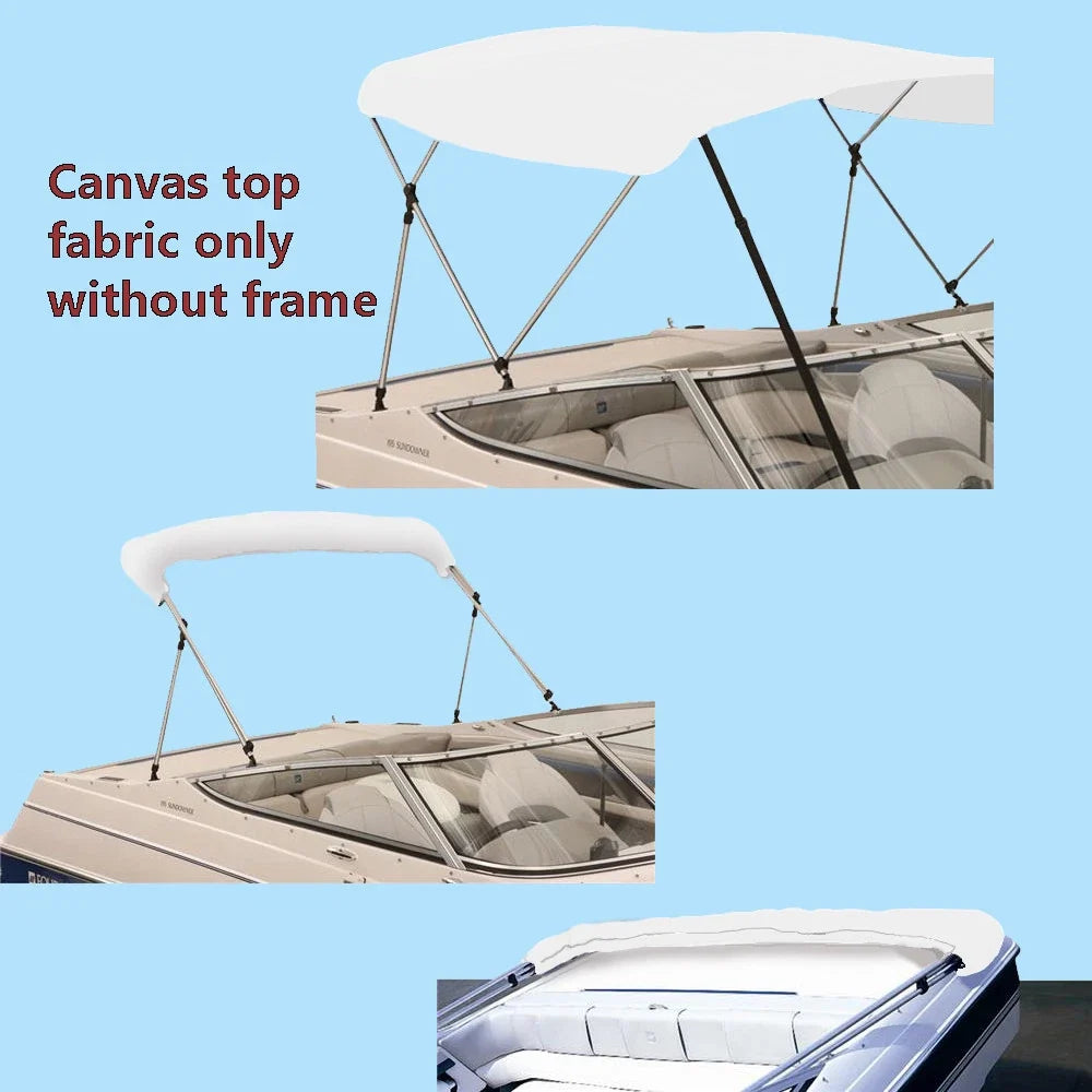 Bimini Top Boat Cover for 3 Bow (Fits 72"L x 36"H x 91"-96"W)